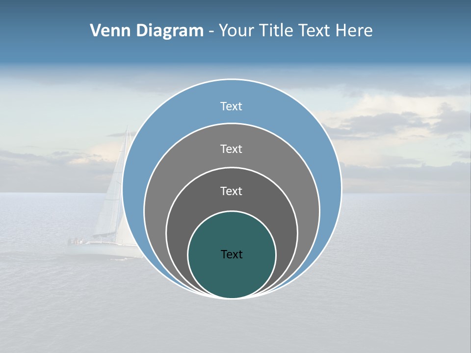 Sailboat Beauty Sky PowerPoint Template