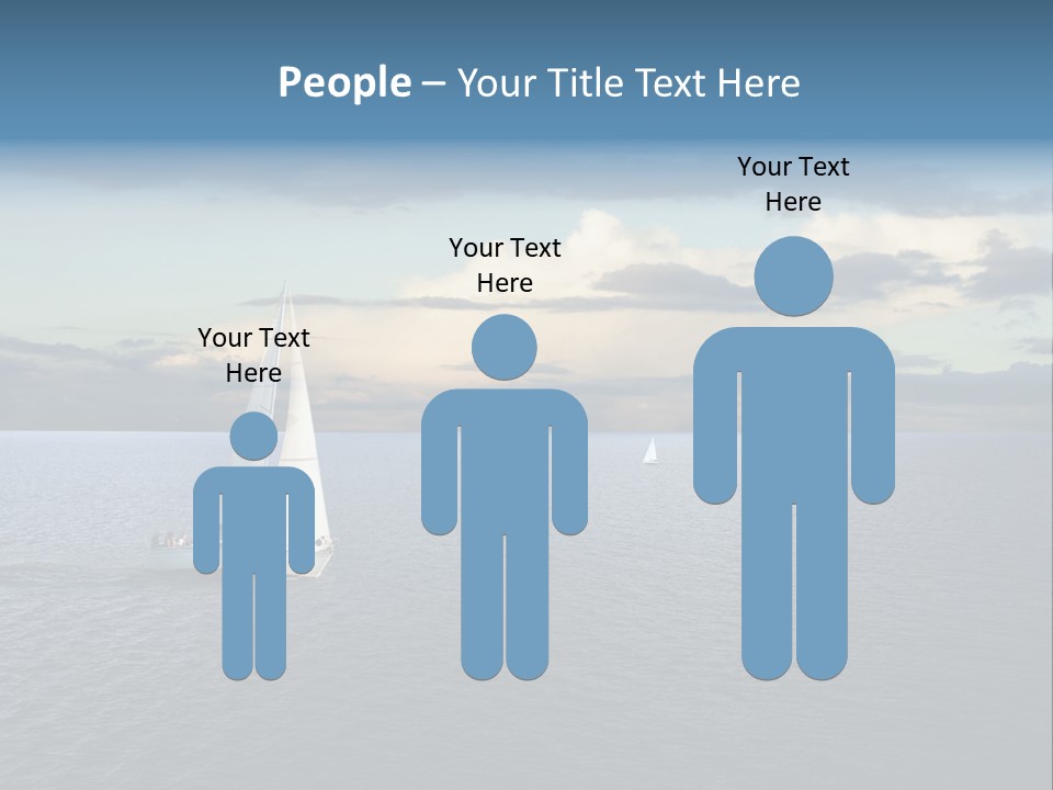 Sailboat Beauty Sky PowerPoint Template