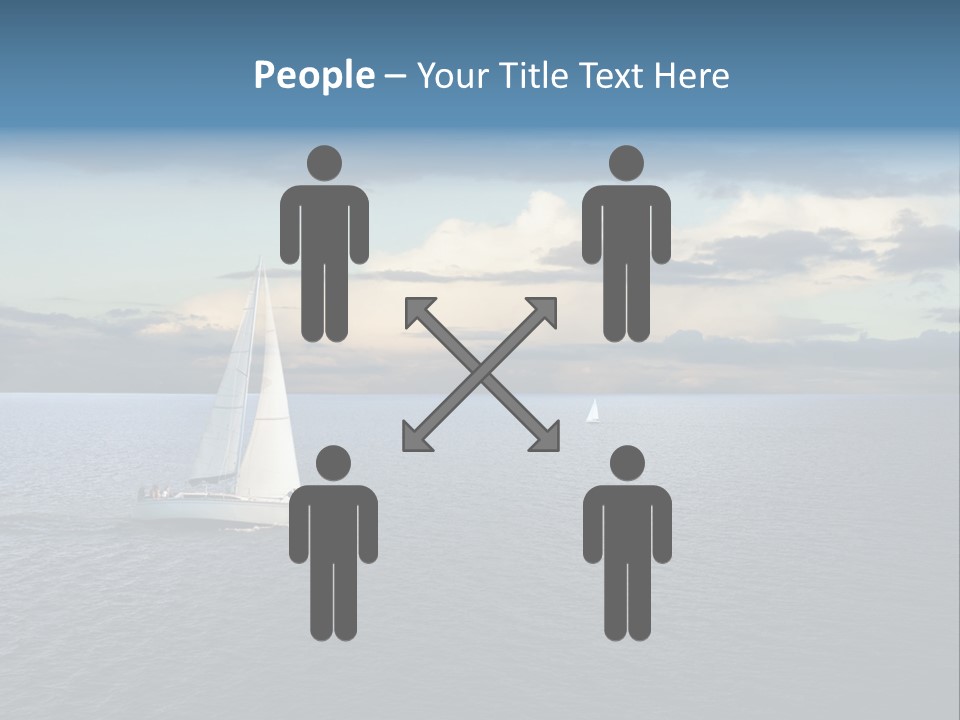 Sailboat Beauty Sky PowerPoint Template