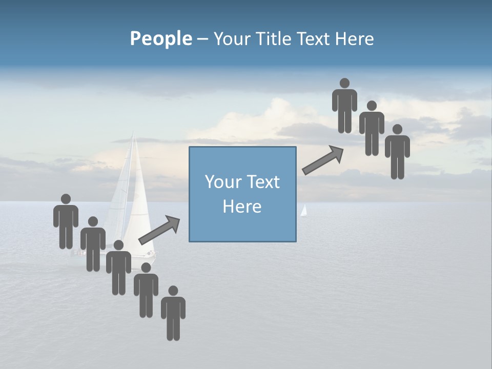 Sailboat Beauty Sky PowerPoint Template