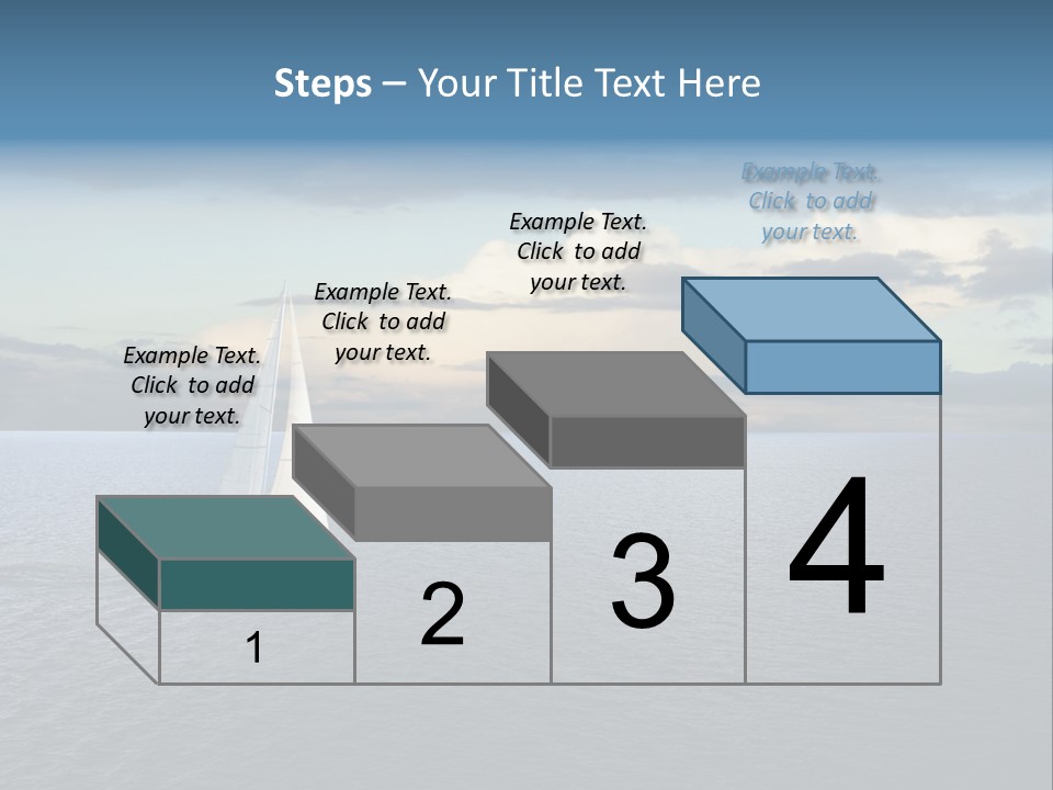 Sailboat Beauty Sky PowerPoint Template
