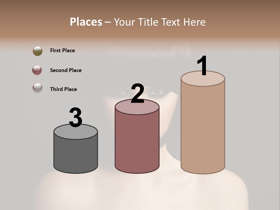 A Woman With A Short Black Hair With Bangs PowerPoint Template