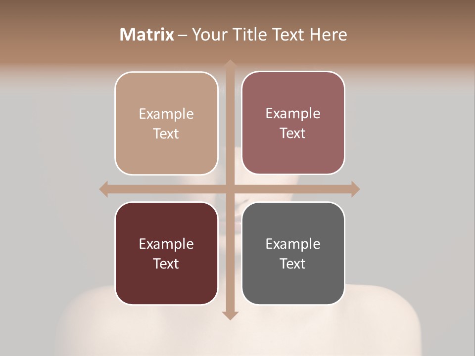 A Woman With A Short Black Hair With Bangs PowerPoint Template