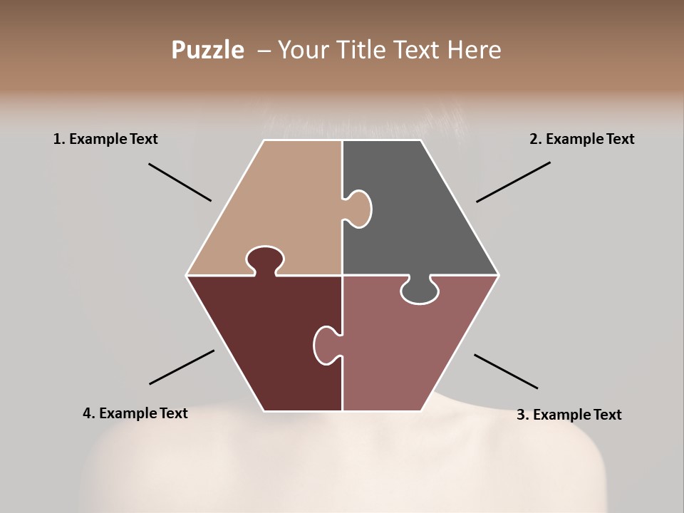 A Woman With A Short Black Hair With Bangs PowerPoint Template