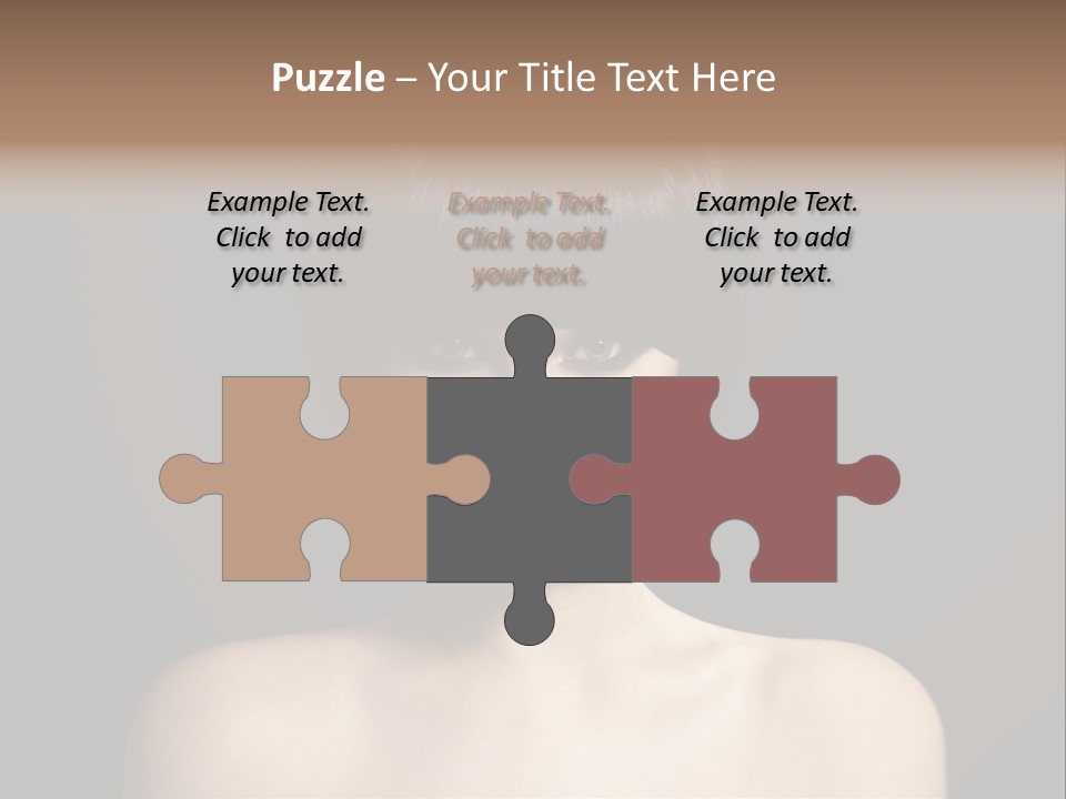 A Woman With A Short Black Hair With Bangs PowerPoint Template