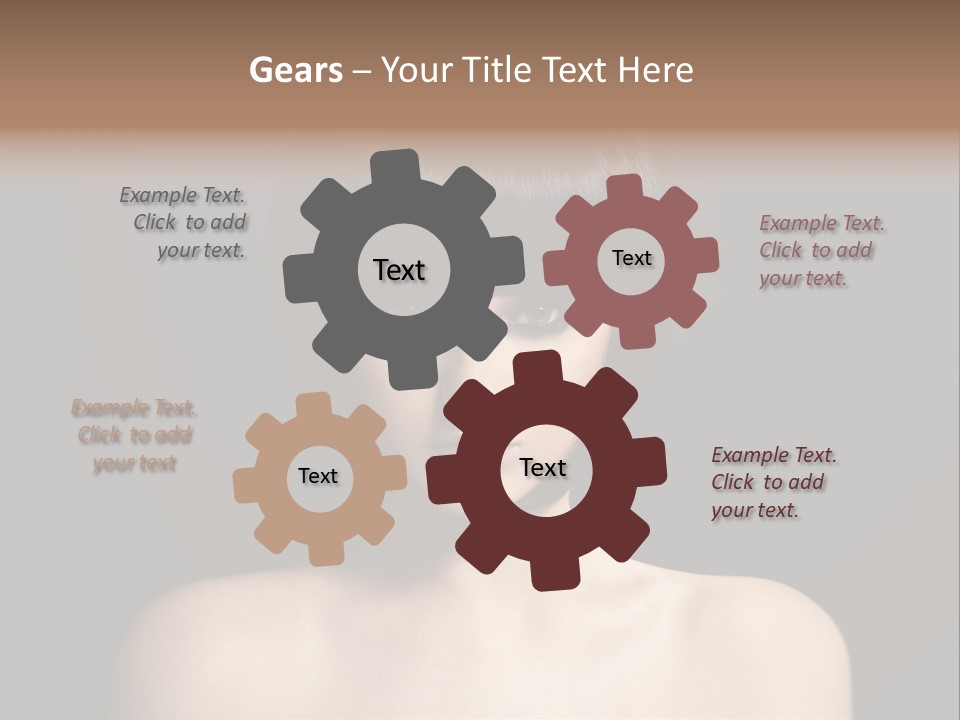 A Woman With A Short Black Hair With Bangs PowerPoint Template