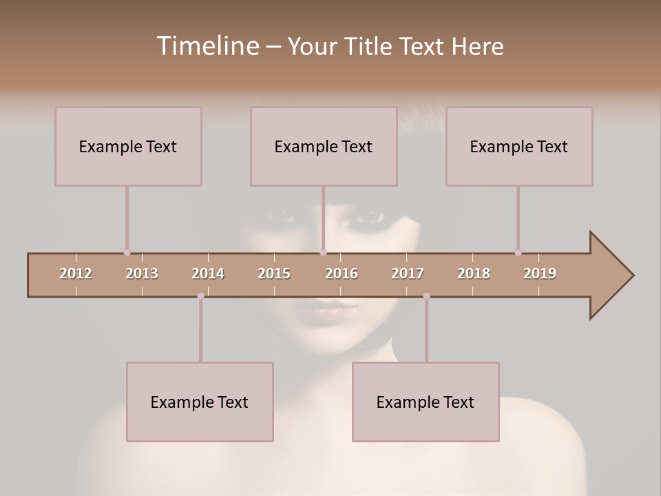 A Woman With A Short Black Hair With Bangs PowerPoint Template