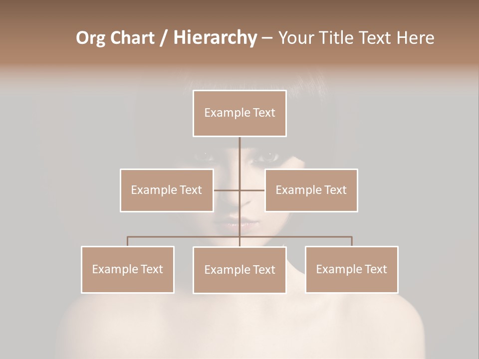 A Woman With A Short Black Hair With Bangs PowerPoint Template