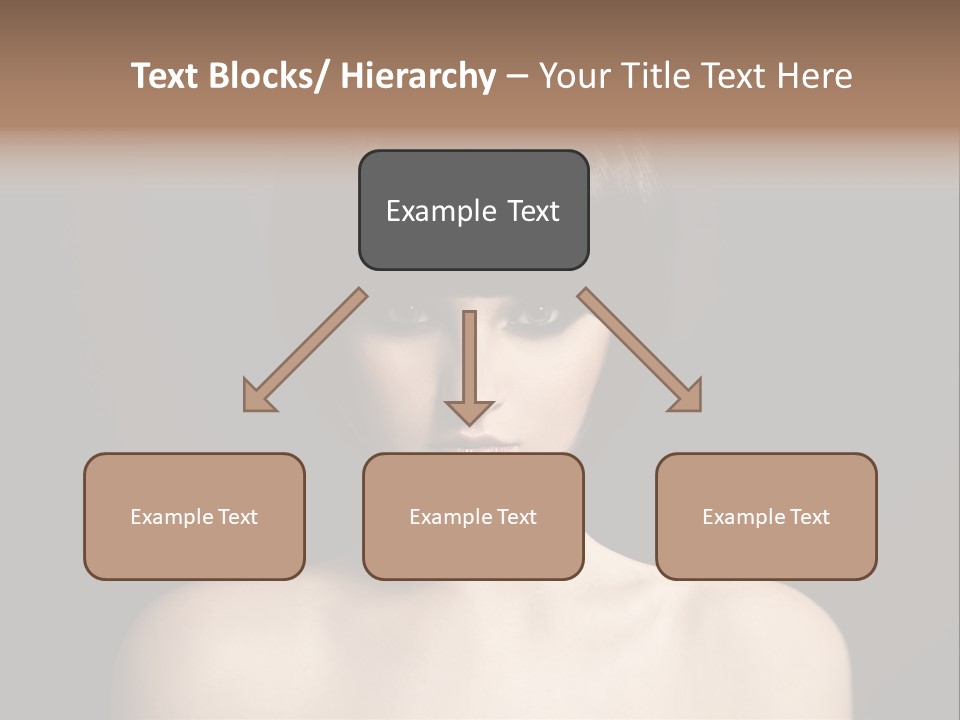 A Woman With A Short Black Hair With Bangs PowerPoint Template