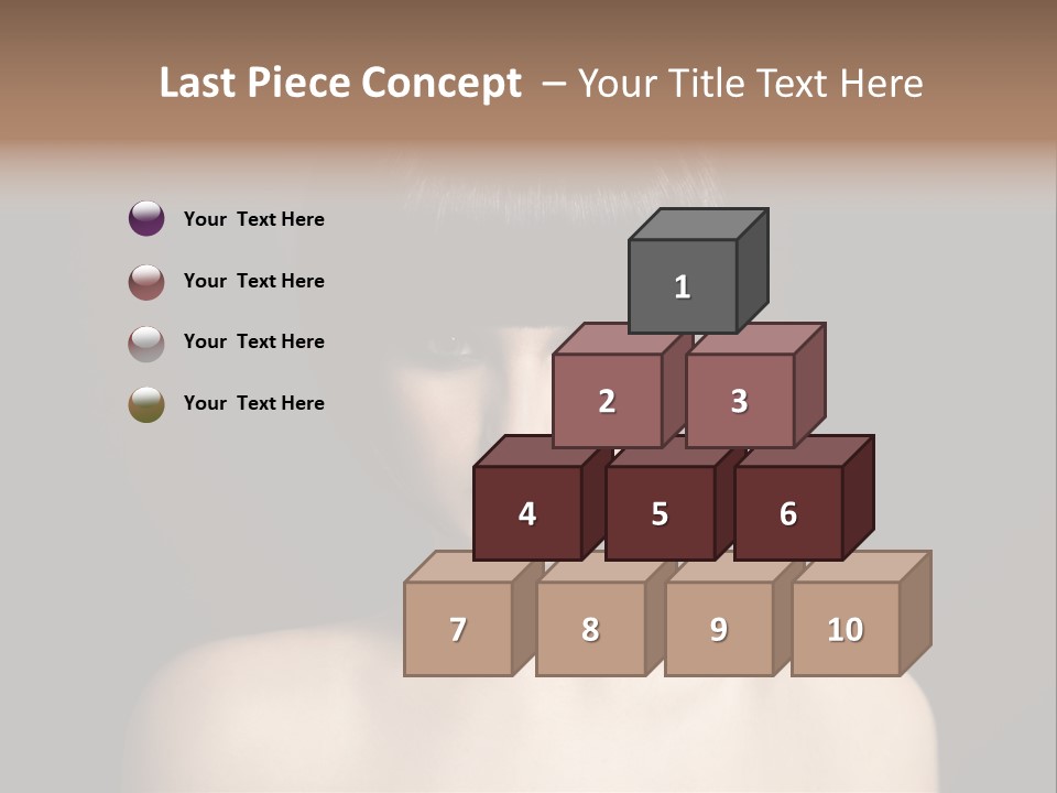 A Woman With A Short Black Hair With Bangs PowerPoint Template