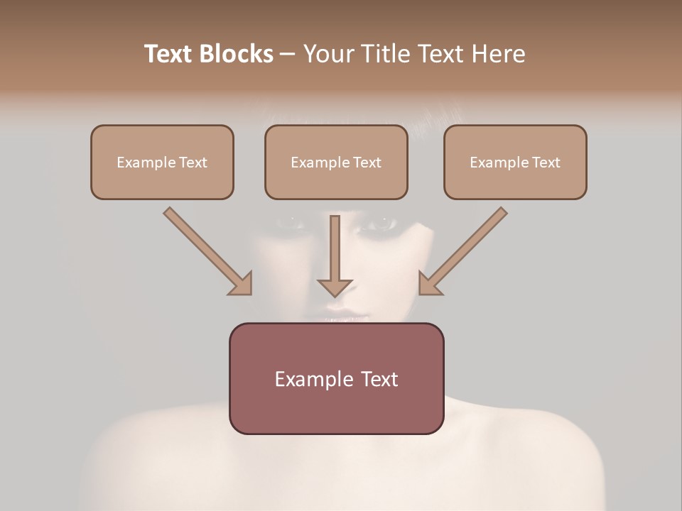 A Woman With A Short Black Hair With Bangs PowerPoint Template