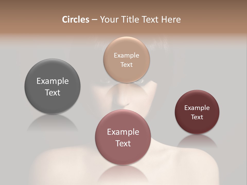 A Woman With A Short Black Hair With Bangs PowerPoint Template