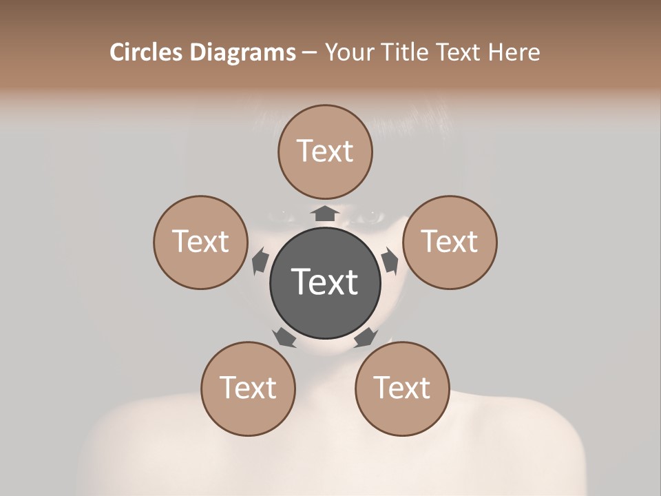 A Woman With A Short Black Hair With Bangs PowerPoint Template