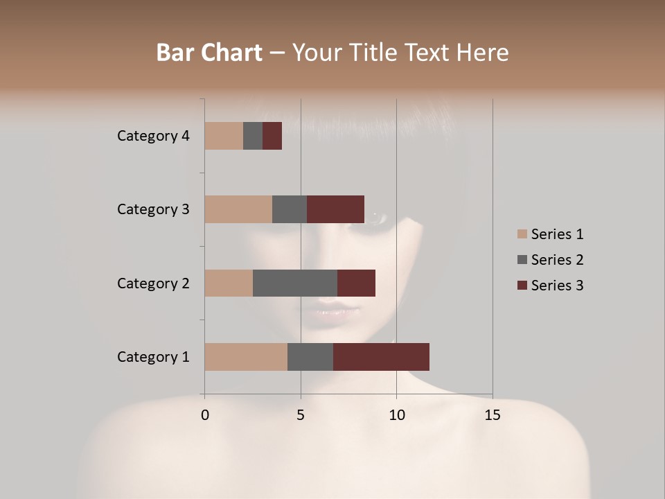 A Woman With A Short Black Hair With Bangs PowerPoint Template