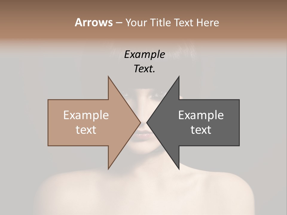 A Woman With A Short Black Hair With Bangs PowerPoint Template