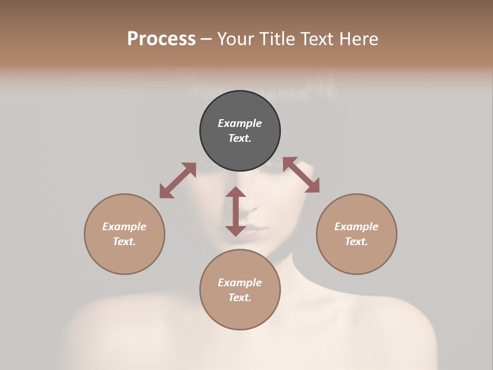 A Woman With A Short Black Hair With Bangs PowerPoint Template