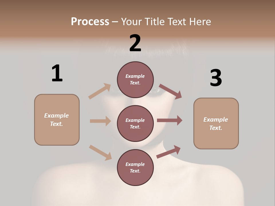 A Woman With A Short Black Hair With Bangs PowerPoint Template