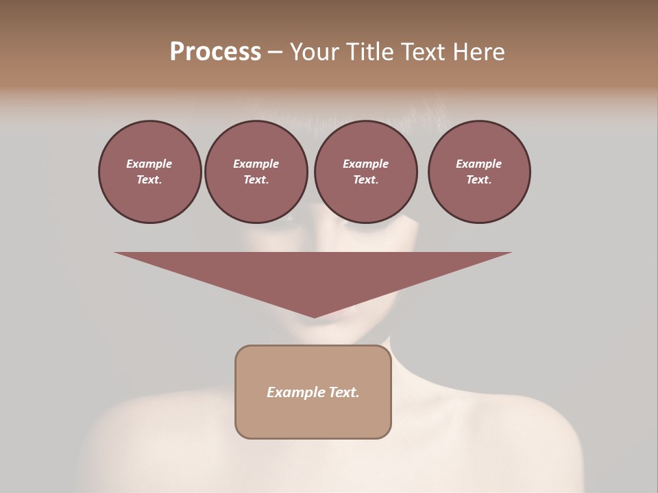 A Woman With A Short Black Hair With Bangs PowerPoint Template