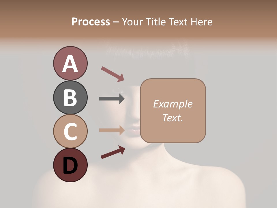 A Woman With A Short Black Hair With Bangs PowerPoint Template