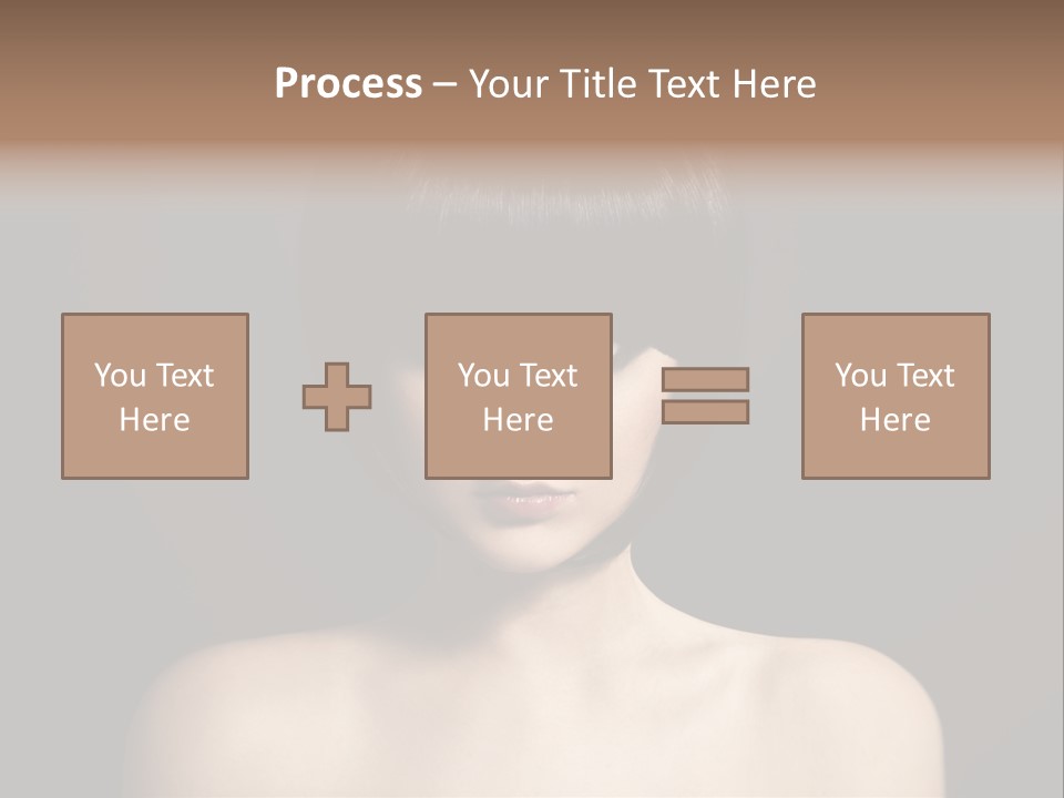 A Woman With A Short Black Hair With Bangs PowerPoint Template