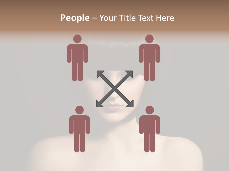 A Woman With A Short Black Hair With Bangs PowerPoint Template