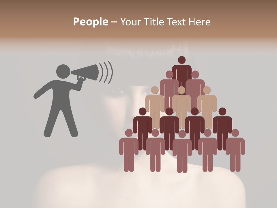 A Woman With A Short Black Hair With Bangs PowerPoint Template