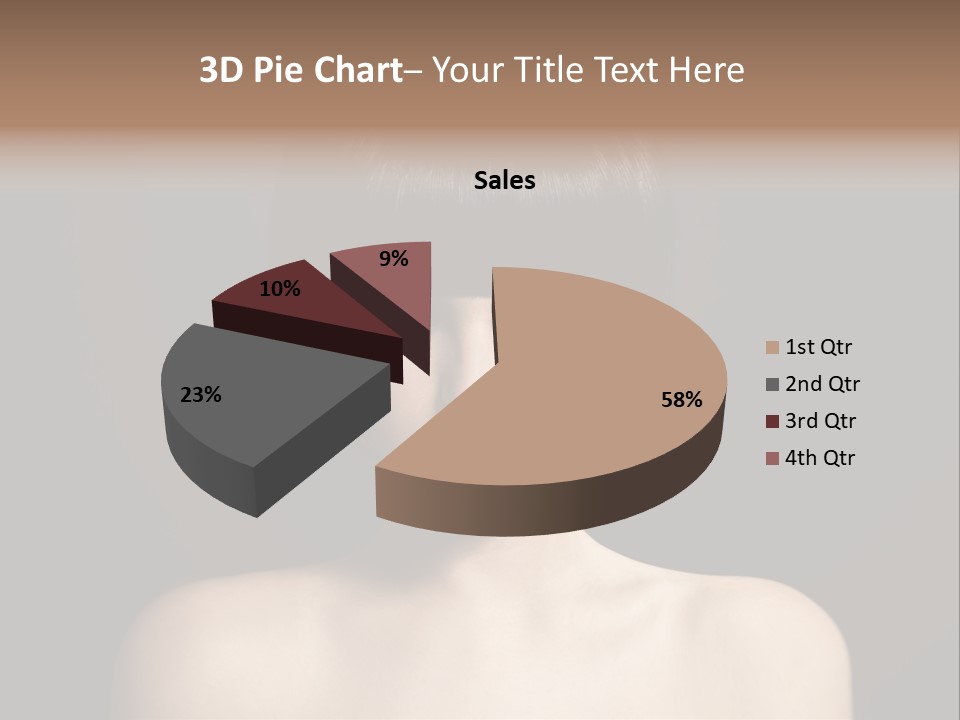 A Woman With A Short Black Hair With Bangs PowerPoint Template