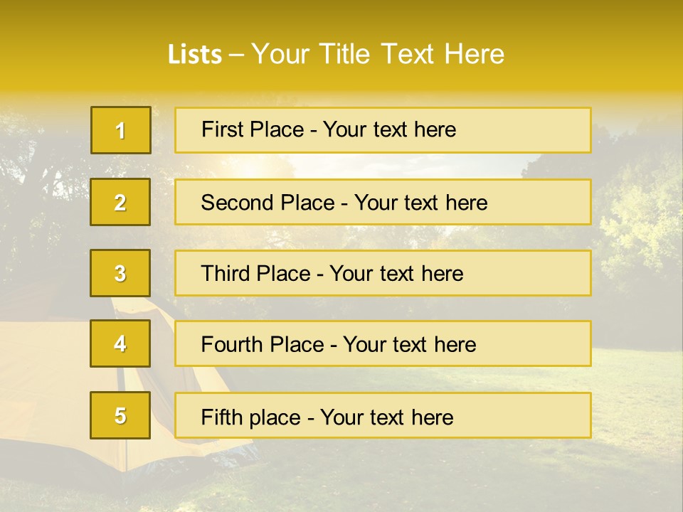 Landscape Beauty Bright PowerPoint Template