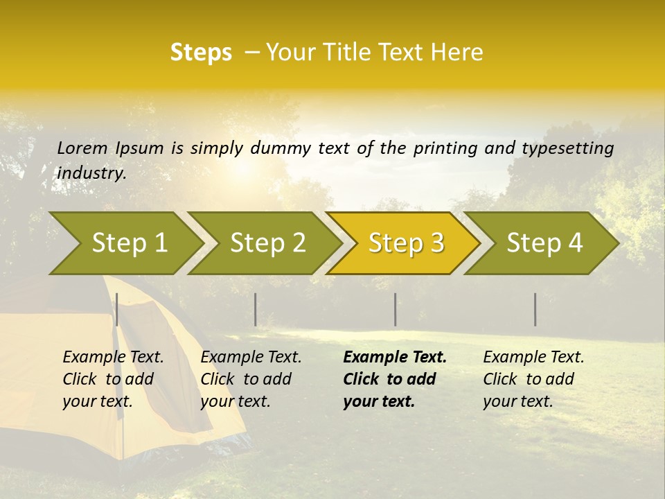 Landscape Beauty Bright PowerPoint Template