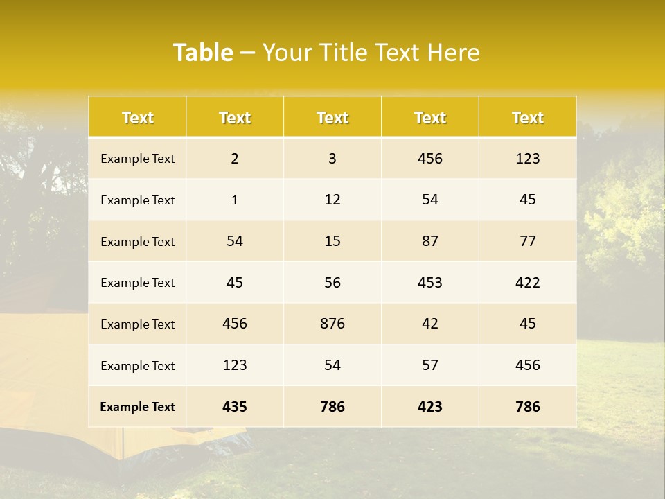 Landscape Beauty Bright PowerPoint Template