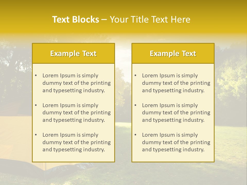 Landscape Beauty Bright PowerPoint Template