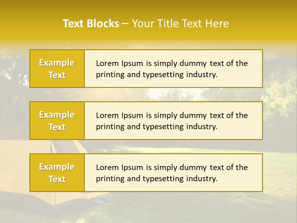 Landscape Beauty Bright PowerPoint Template