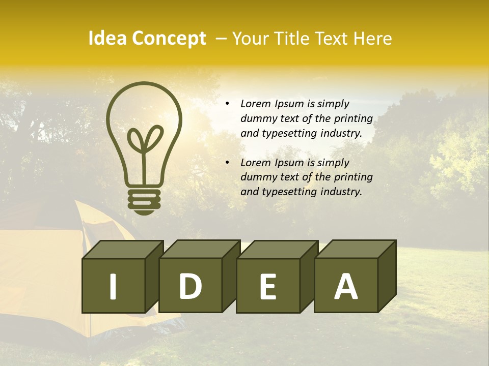 Landscape Beauty Bright PowerPoint Template