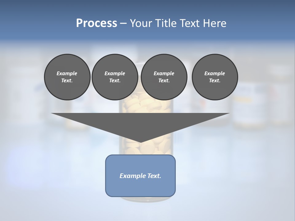 A Bottle Of Pills Sitting On Top Of A Table PowerPoint Template