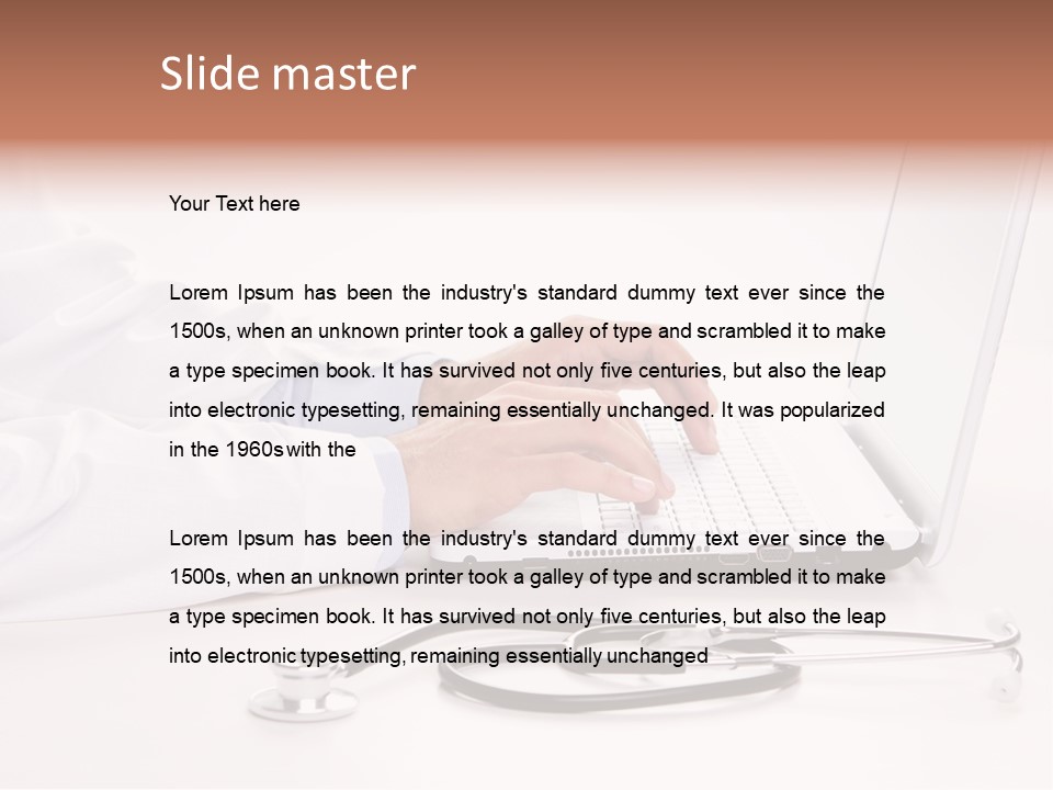 Business Hold Disappointed PowerPoint Template