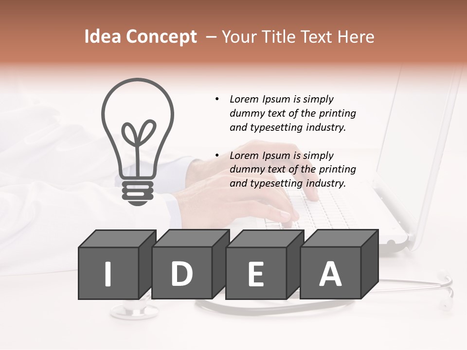 Business Hold Disappointed PowerPoint Template