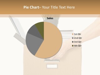 Business Hold Disappointed PowerPoint Template