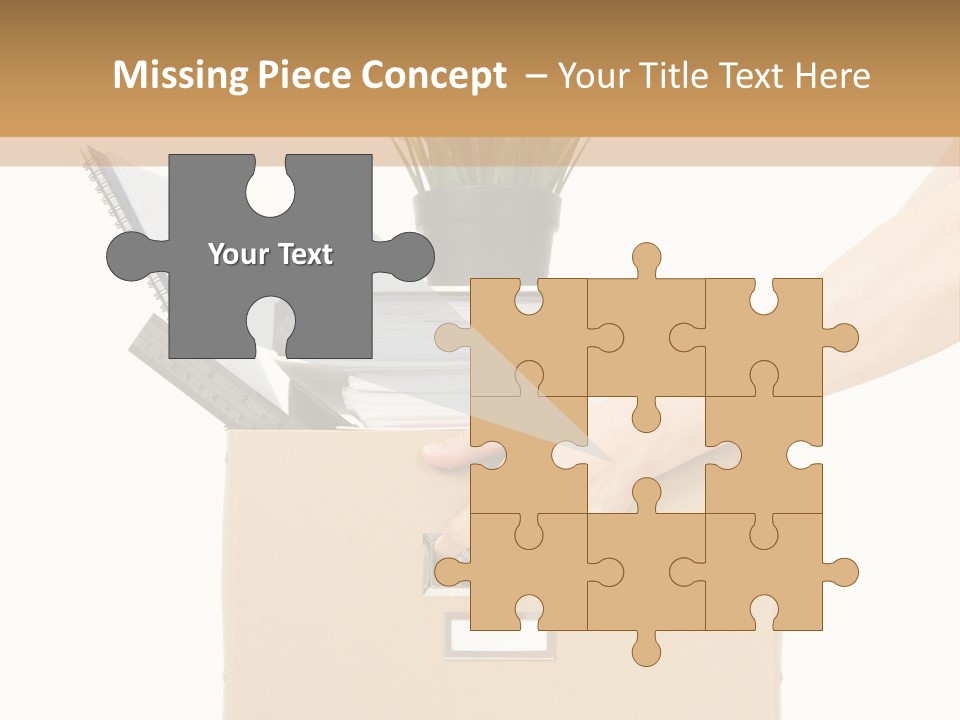 Business Hold Disappointed PowerPoint Template