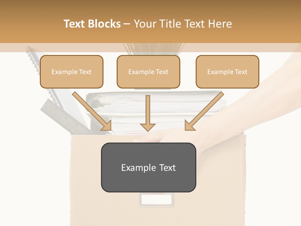 Business Hold Disappointed PowerPoint Template
