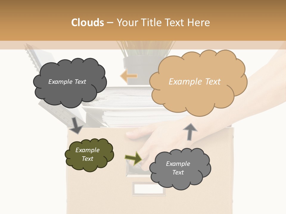 Business Hold Disappointed PowerPoint Template