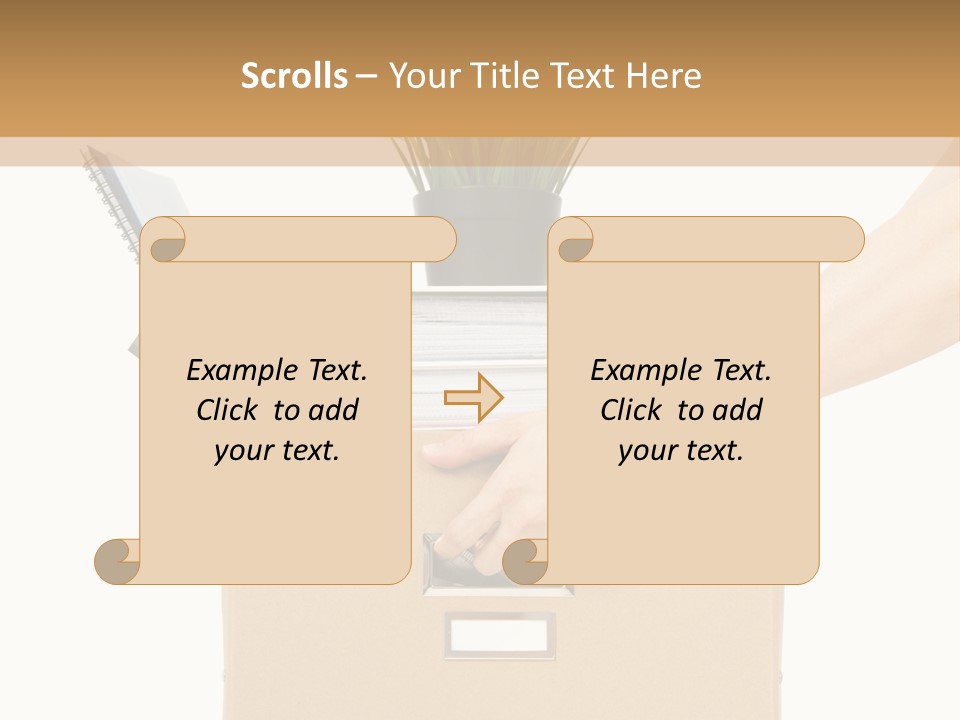 Business Hold Disappointed PowerPoint Template
