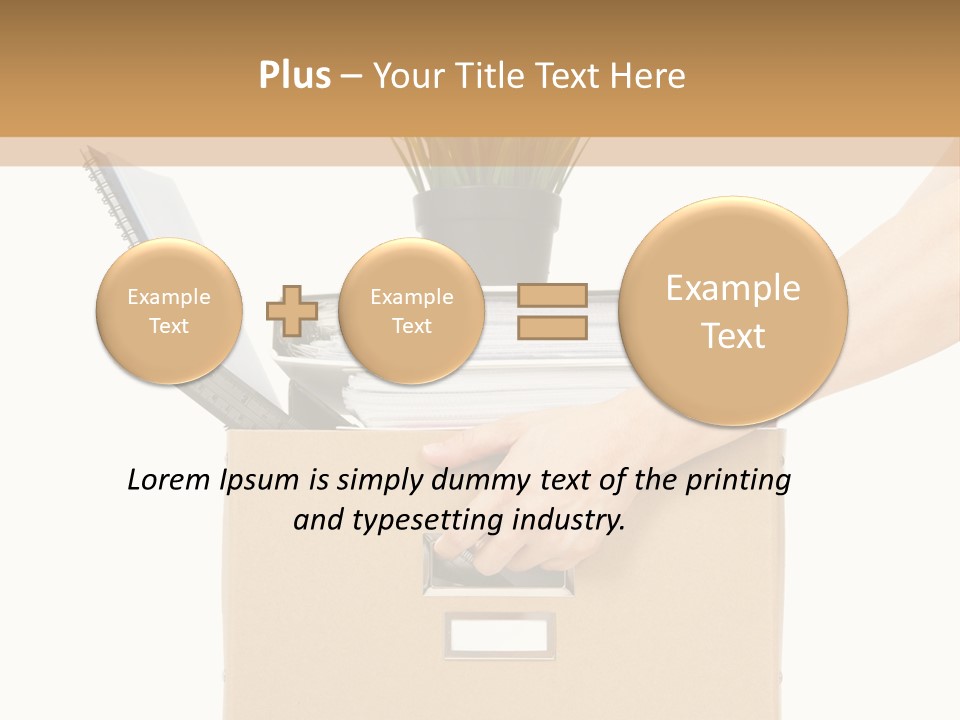 Business Hold Disappointed PowerPoint Template