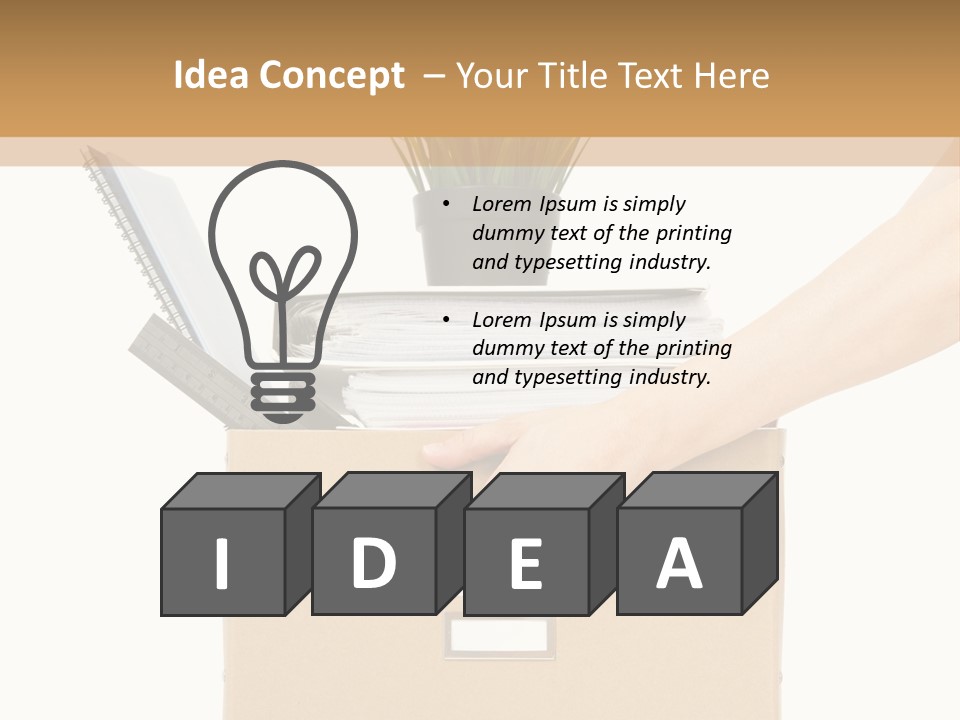 Business Hold Disappointed PowerPoint Template