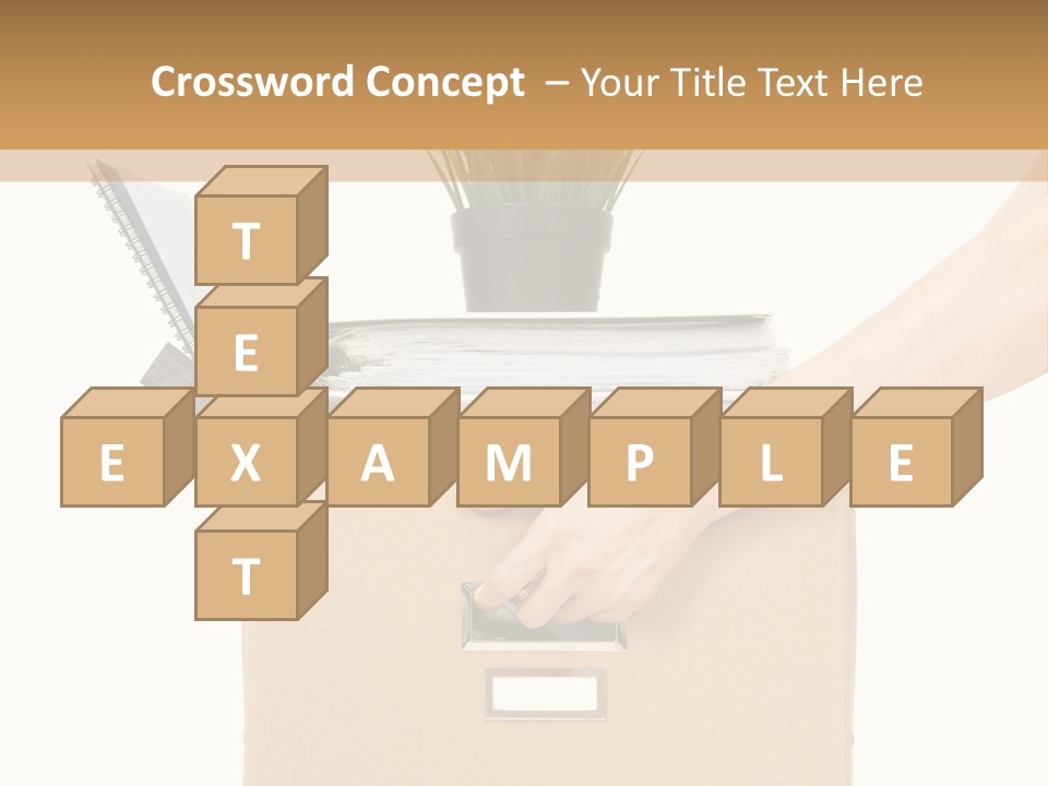 Business Hold Disappointed PowerPoint Template