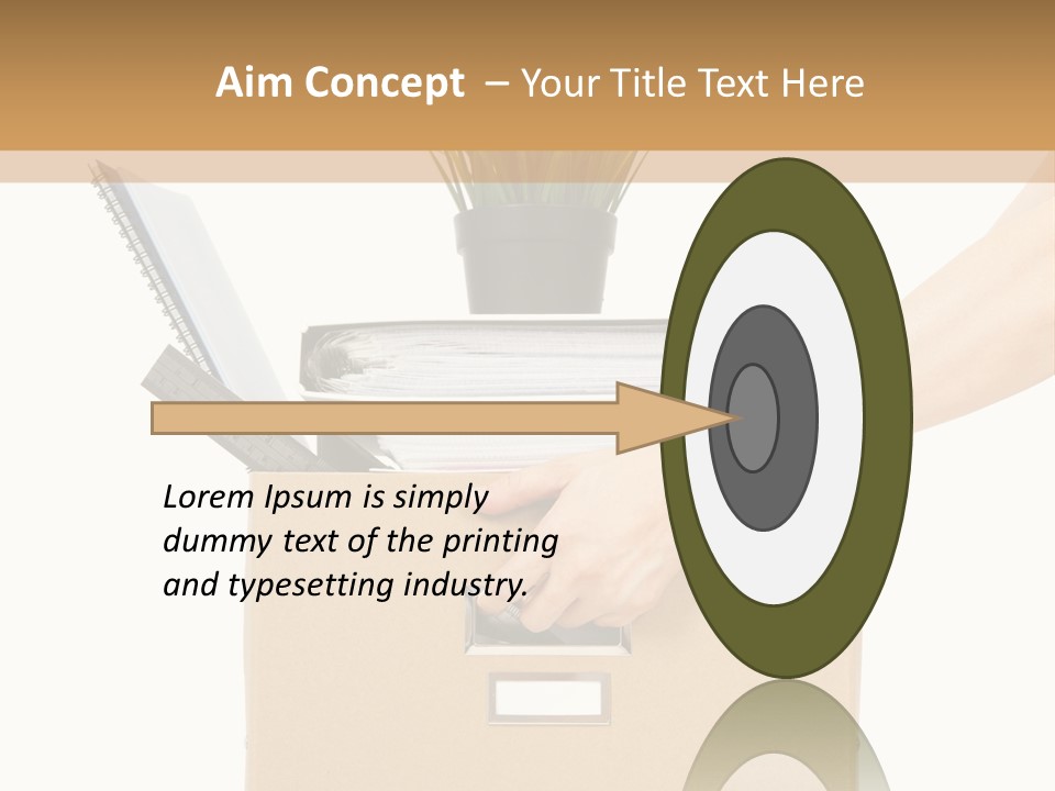 Business Hold Disappointed PowerPoint Template