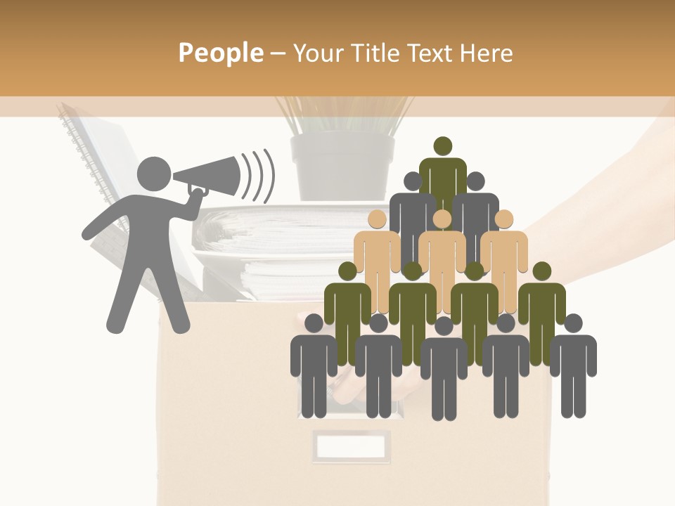 Business Hold Disappointed PowerPoint Template