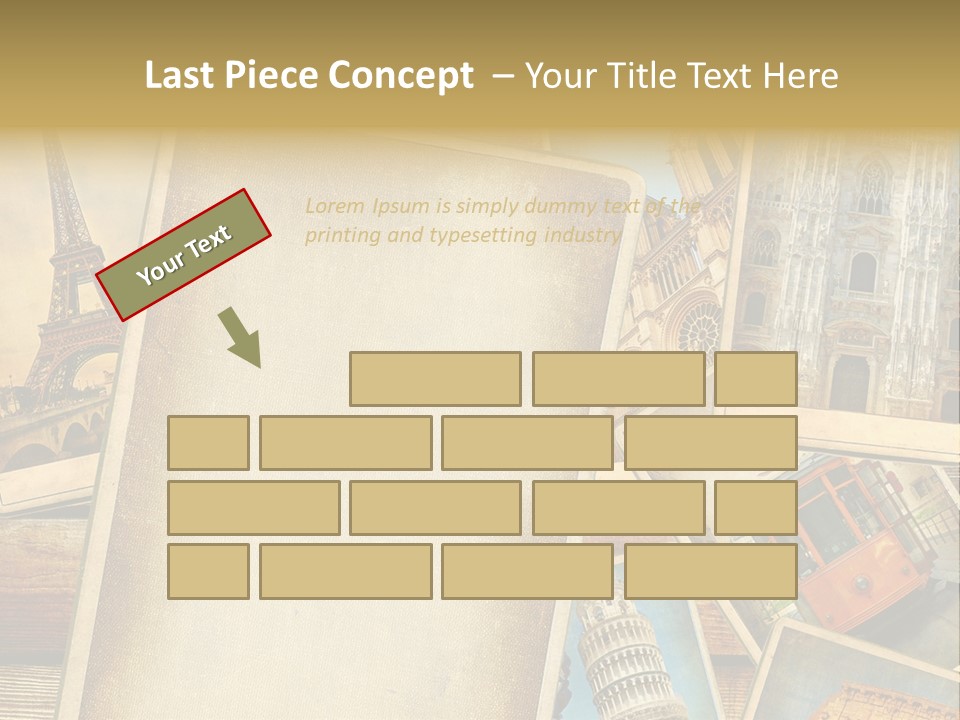 Layouts Rome Scrap PowerPoint Template