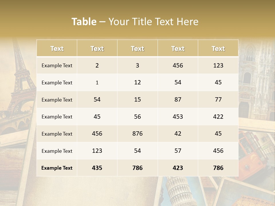 Layouts Rome Scrap PowerPoint Template