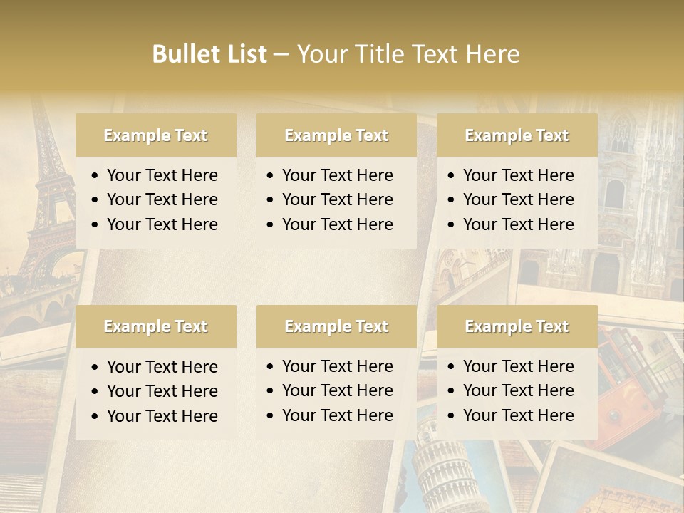 Layouts Rome Scrap PowerPoint Template