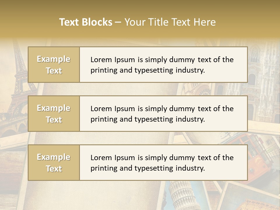 Layouts Rome Scrap PowerPoint Template